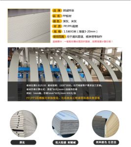 PPs Beige Flame Retardant Sheet Material